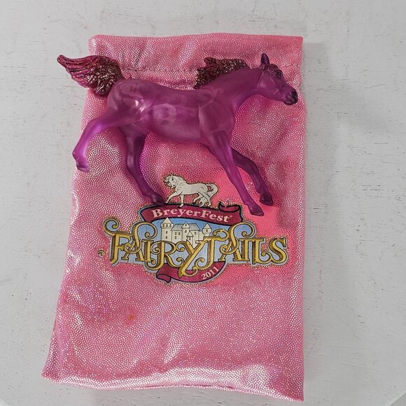 Breyerfest 2011 Stablemate Flora #71121 Clearware Decorator 750 Made - Picture 2 of 11